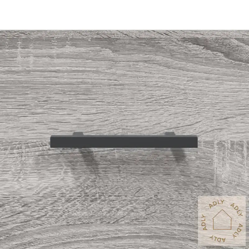 Veggskap Grå Sonoma 100X36,5X35 Cm Konstruert Tre