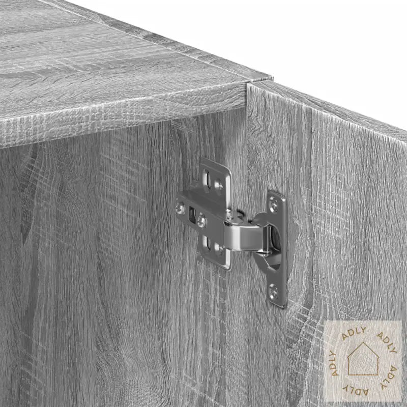 Oppbevaringsskap Grå Sonoma 70X42,5X225 Cm Konstruert Tre