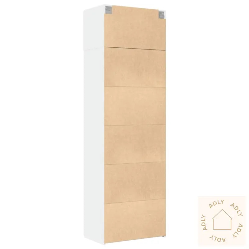 Oppbevaringsskap Hvit 70X42,5X225 Cm Konstruert Tre