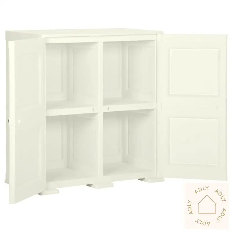 Plastskap 79X43X85,5 Cm Tredesign Vaniljeis