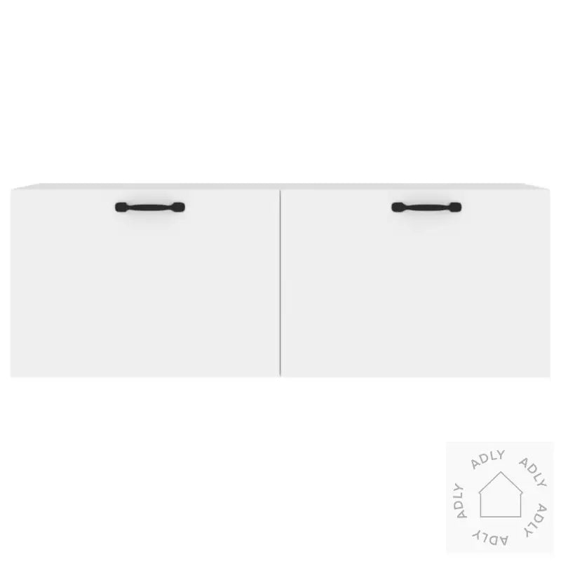 Veggskap Hvit 100X36,5X35 Cm Konstruert Tre