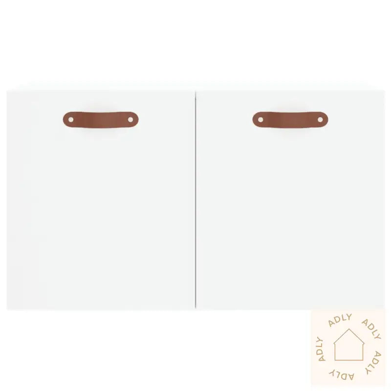 Veggskap Hvit 60X36,5X35 Cm Konstruert Tre