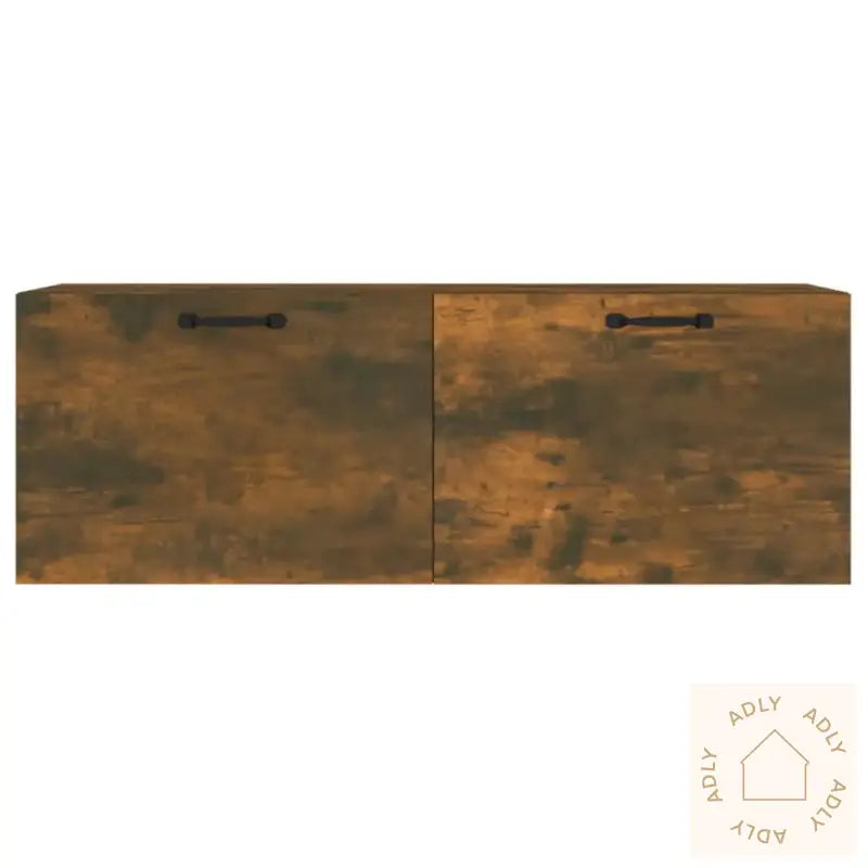 Veggskap Røkt Eik 100X36,5X35 Cm Konstruert Tre