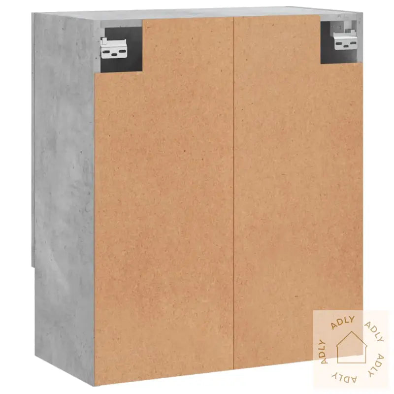 Veggskap Betonggrå 60X31X70 Cm Konstruert Tre