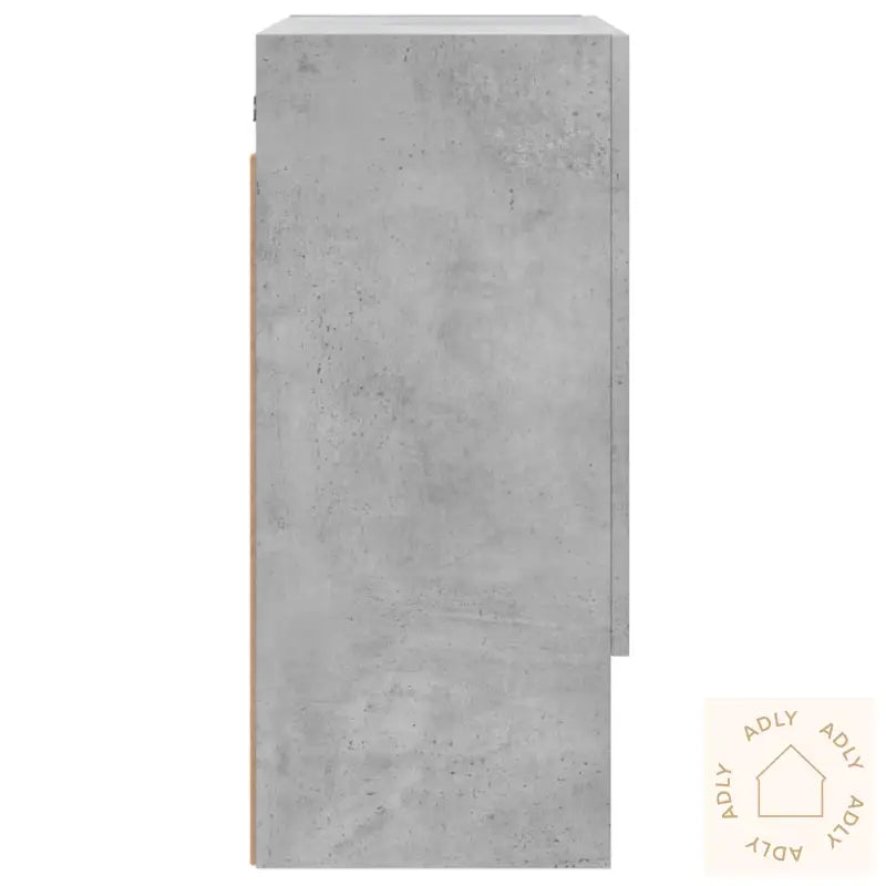 Veggskap Betonggrå 60X31X70 Cm Konstruert Tre