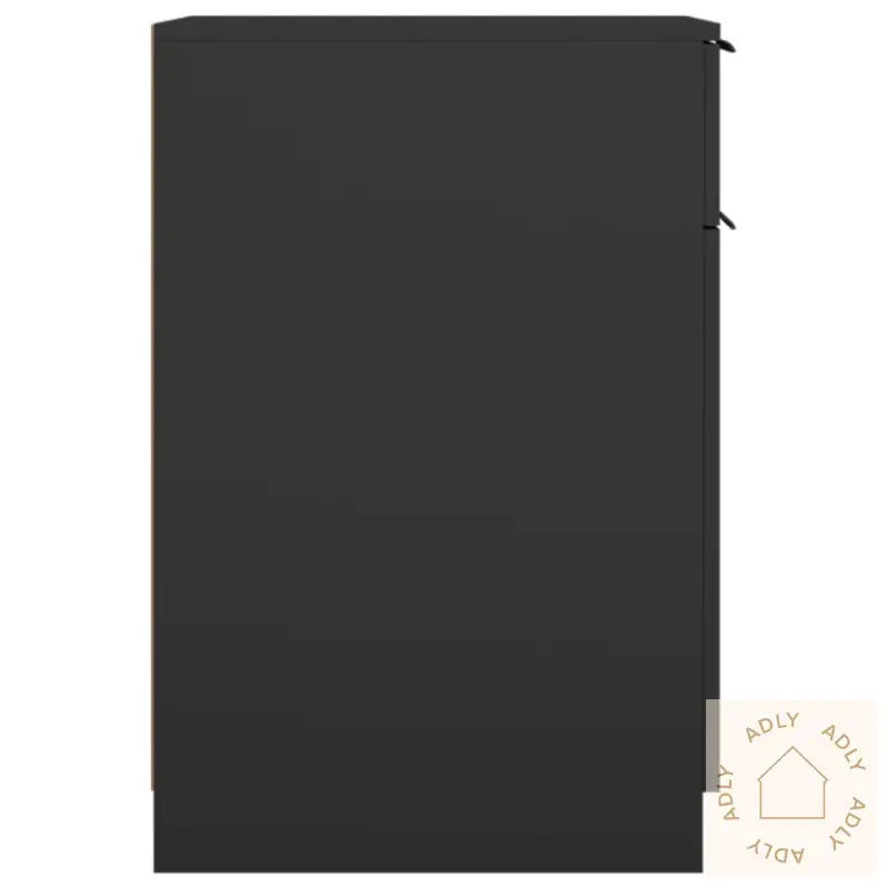 Skrivebord Svart 33,5X50X75 Cm Konstruert Tre