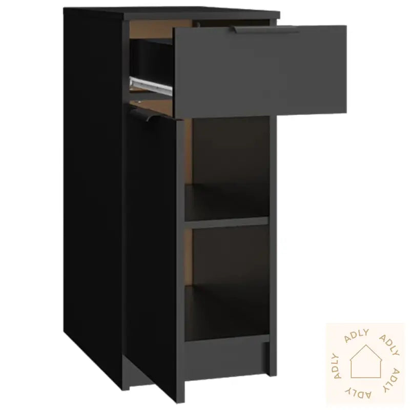 Skrivebord Svart 33,5X50X75 Cm Konstruert Tre