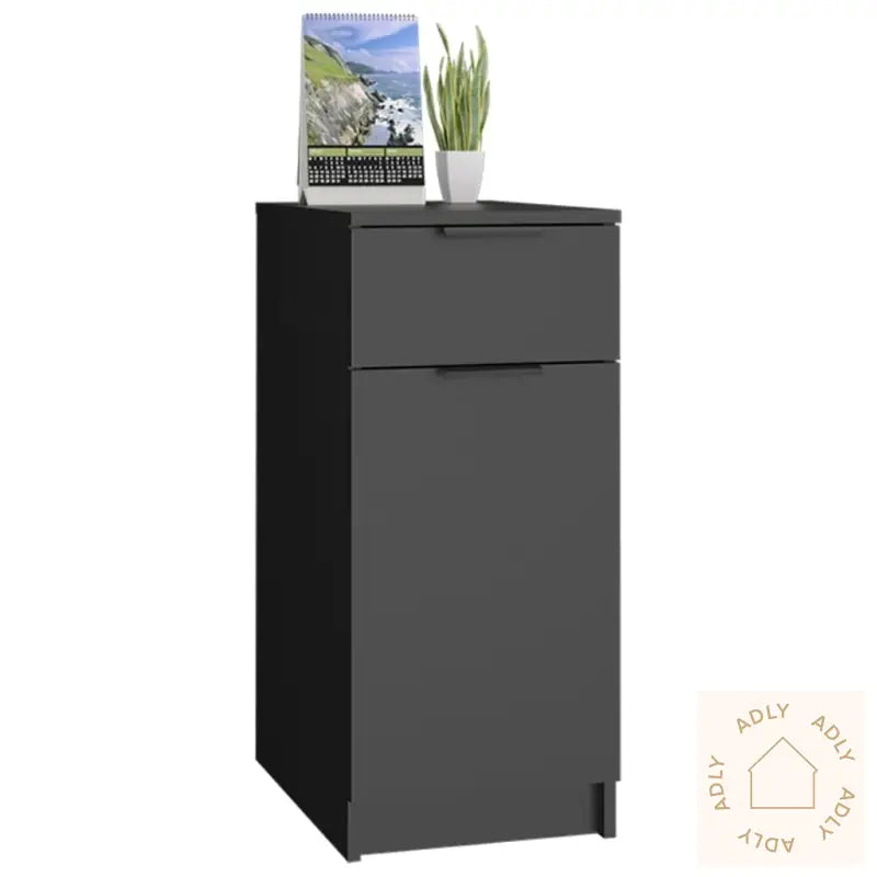 Skrivebord Svart 33,5X50X75 Cm Konstruert Tre