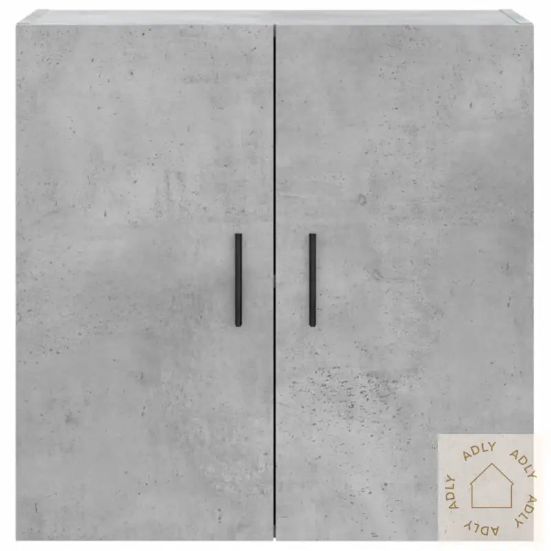 Veggskap Betonggrå 60X31X60 Cm Konstruert Tre