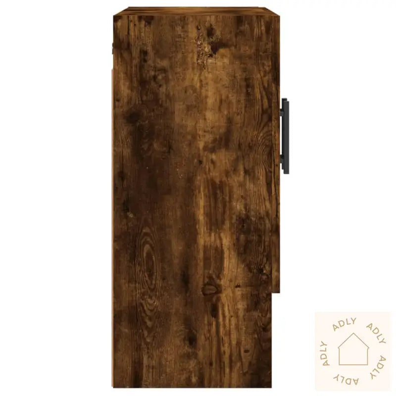 Veggskap Røkt Eik 60X31X70 Cm Konstruert Tre