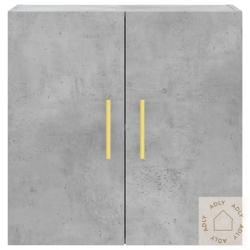 Veggskap Betonggrå 60X31X60 Cm Konstruert Tre