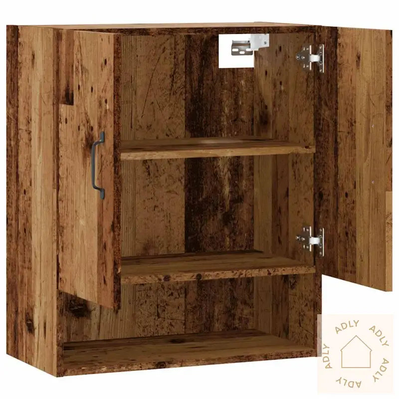 Veggskap Gammelt Tre 60X31X70 Cm Konstruert Tre