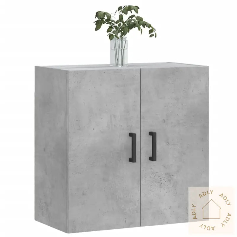 Veggskap Betonggrå 60X31X60 Cm Konstruert Tre