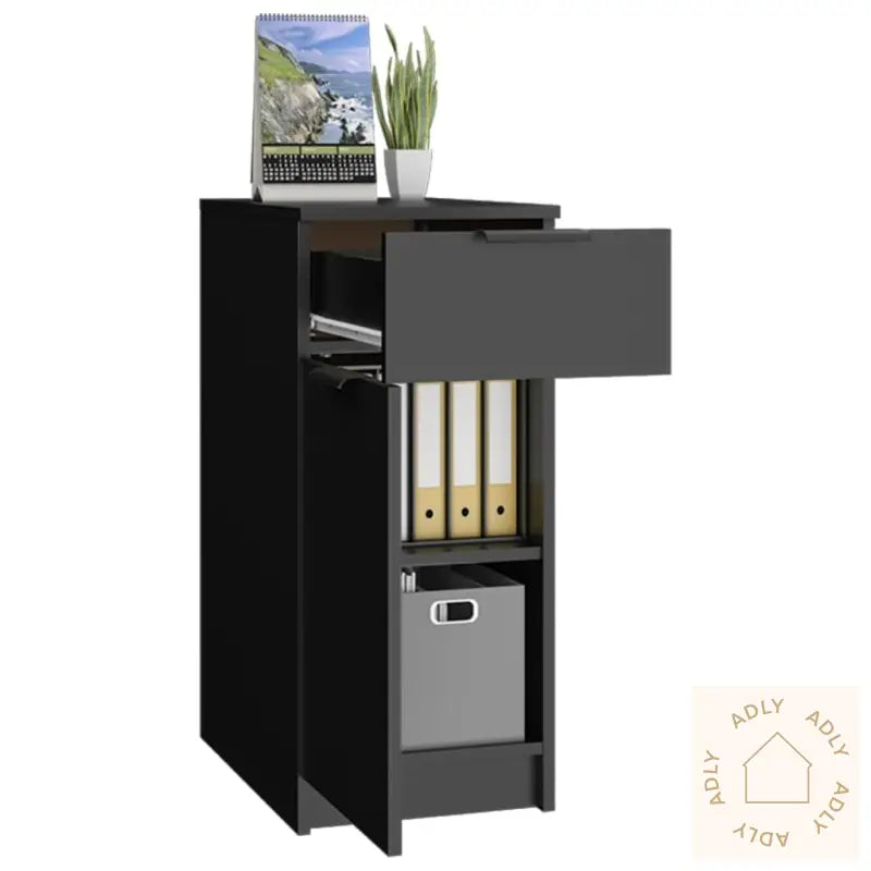 Skrivebord Svart 33,5X50X75 Cm Konstruert Tre