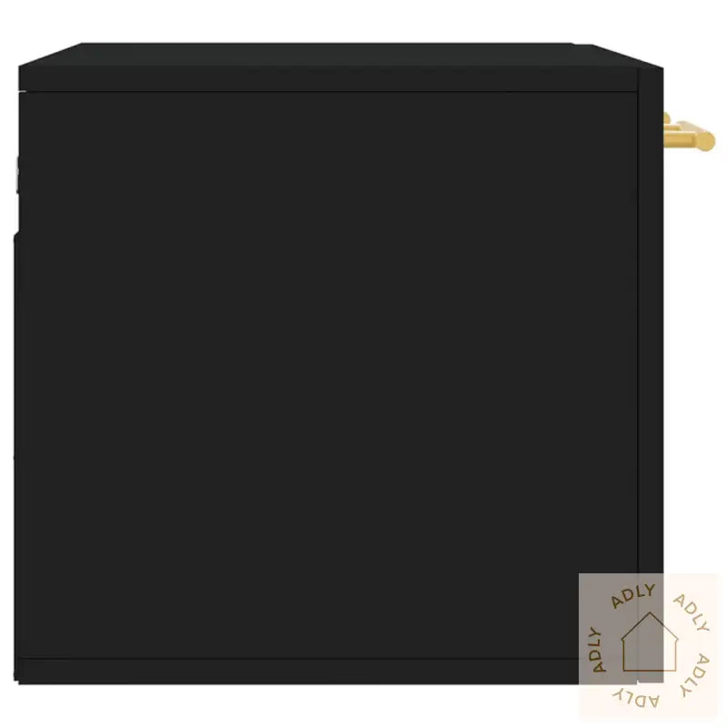 Veggskap Svart 60X36,5X35 Cm Konstruert Tre