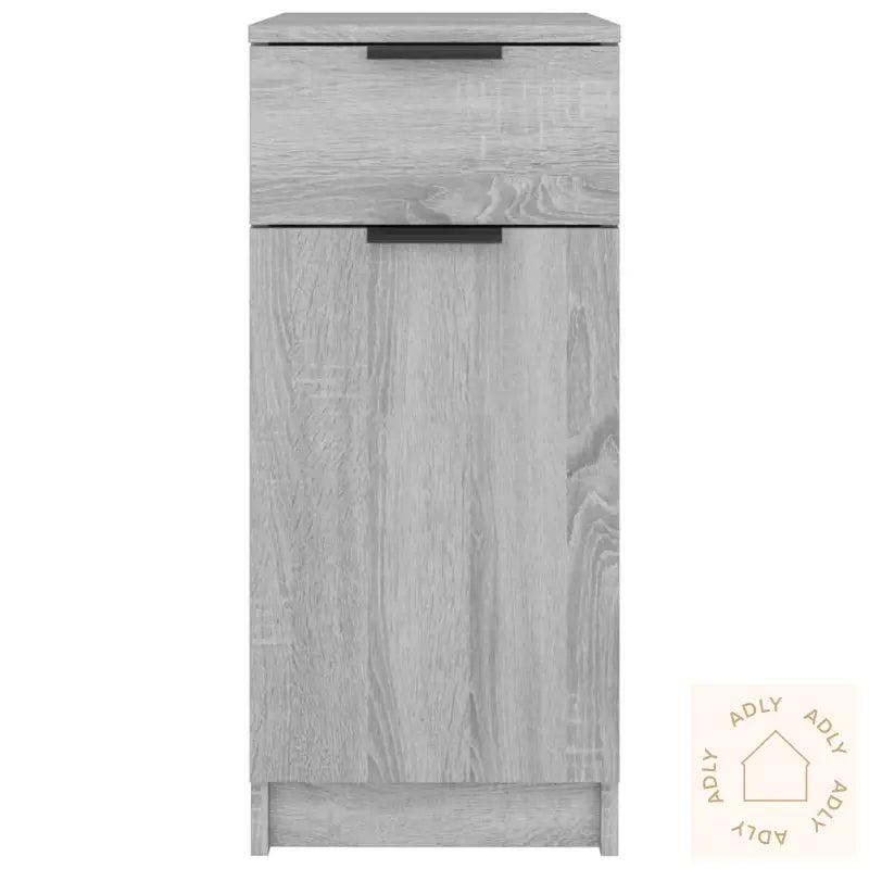 Skrivebordskap Grå Sonoma 33,5X50X75 Cm Konstruert Tre