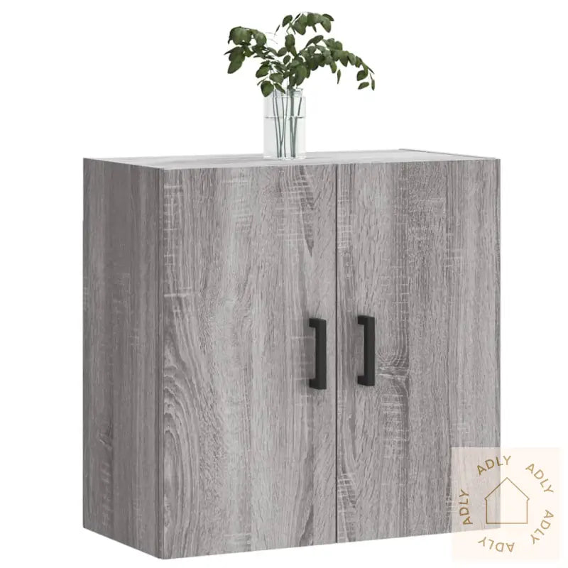 Veggskap Grå Sonoma 60X31X60 Cm Konstruert Tre