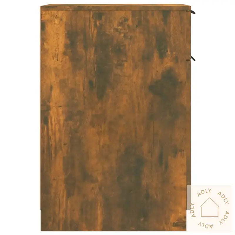 Skrivebordskap Røkt Eik 33,5X50X75 Cm Konstruert Tre