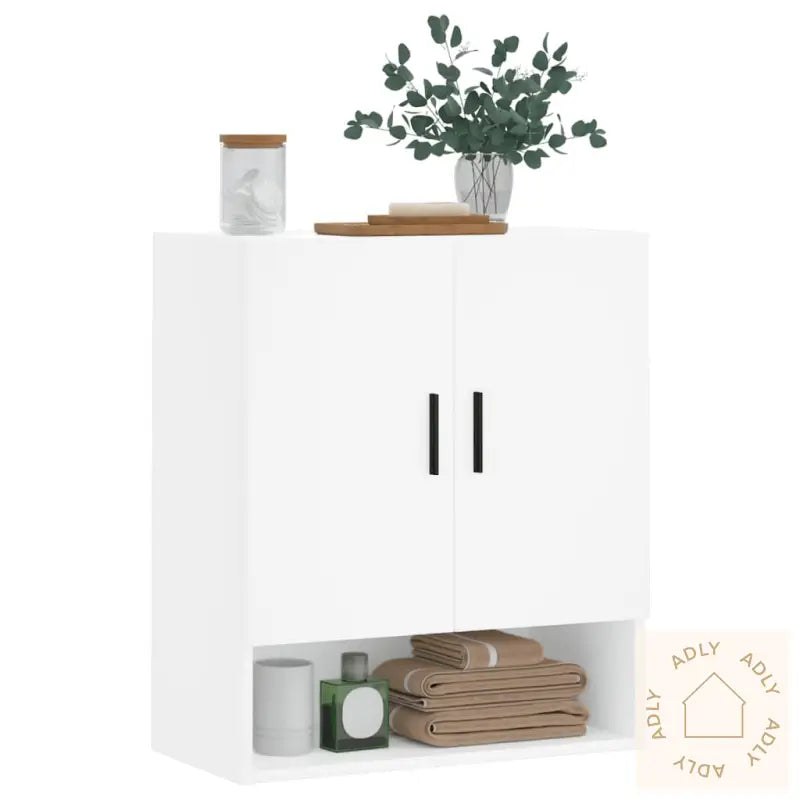 Veggskap Hvit 60X31X70 Cm Konstruert Tre