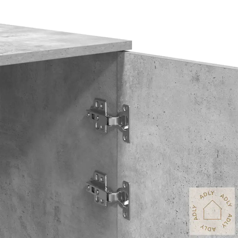 Oppbevaringsskap Betonggrå 50X45X103,5 Cm Konstruert Tre