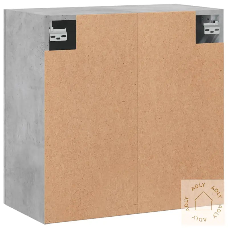 Veggskap Betonggrå 60X31X60 Cm Konstruert Tre