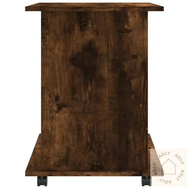 Rulleskap Røkt Eik 60X45X60 Cm Konstruert Tre