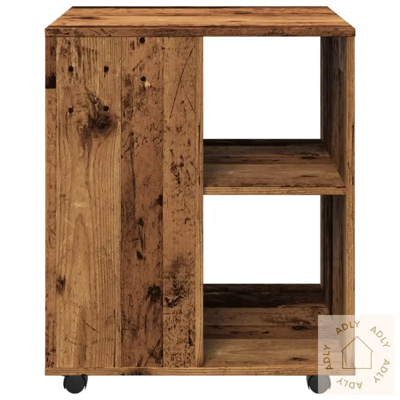 Rulleskap Gammelt Tre 60X53X72 Cm Konstruert Tre