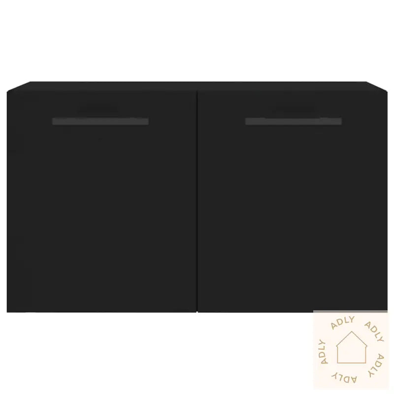 Veggskap Svart 60X36,5X35 Cm Konstruert Tre