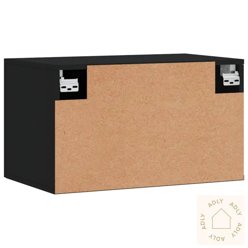 Veggskap Svart 60X36,5X35 Cm Konstruert Tre
