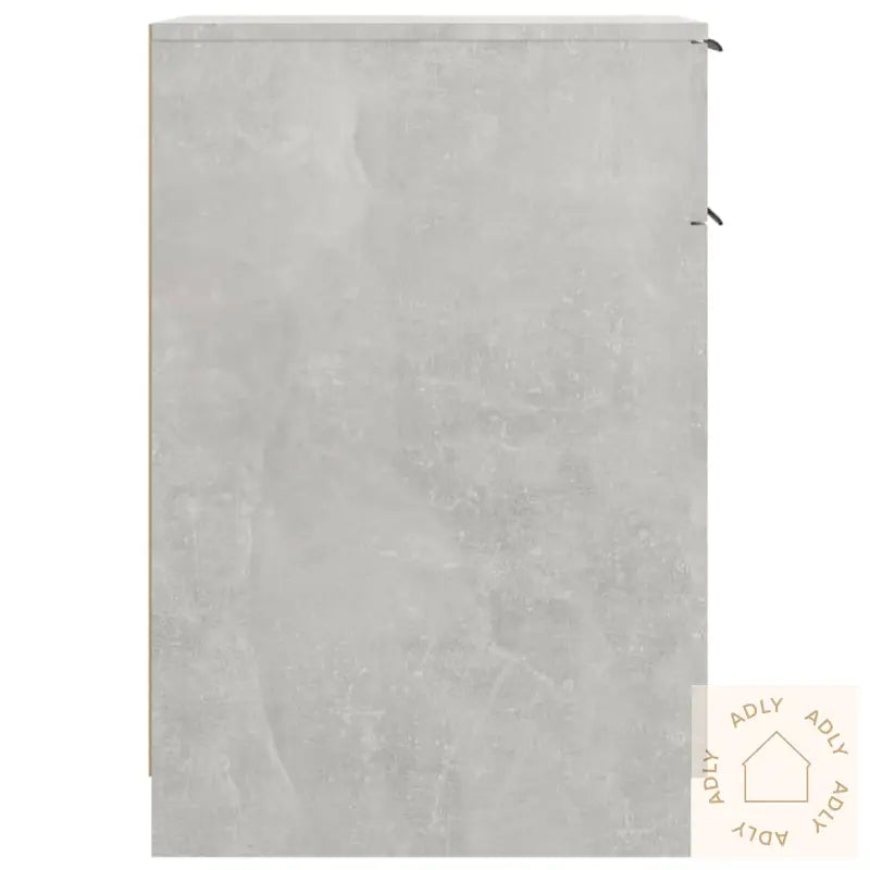 Skrivebordskap Betonggrå 33,5X50X75 Cm Konstruert Tre