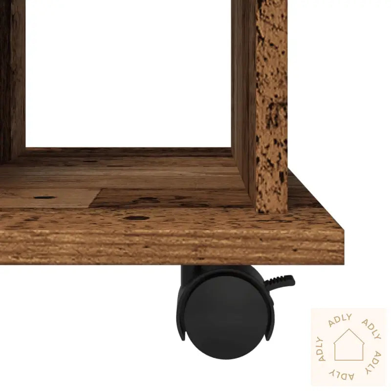 Rulleskap Gammelt Tre 60X45X60 Cm Konstruert Tre