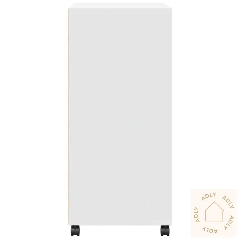 Rulleskap Hvit 55X40X91 Cm Konstruert Tre