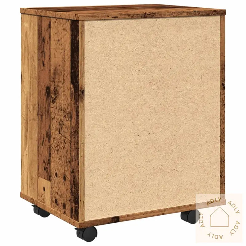 Rulleskap Gammelt Tre 46X36X59 Cm Konstruert Tre