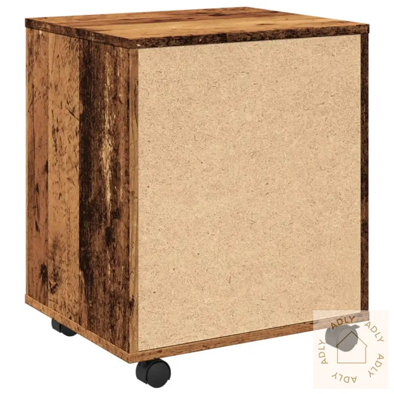 Rulleskap Gammelt Tre 45X38X54 Cm Konstruert Tre