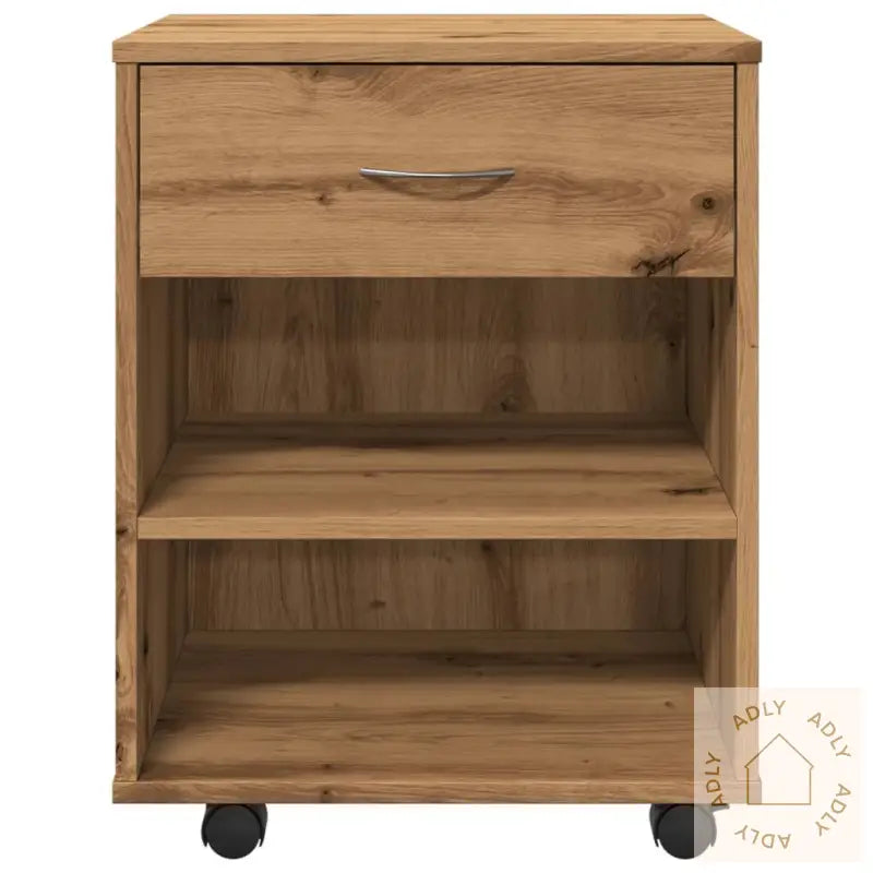 Rulleskap Artisan Eik 46X36X59 Cm Konstruert Tre