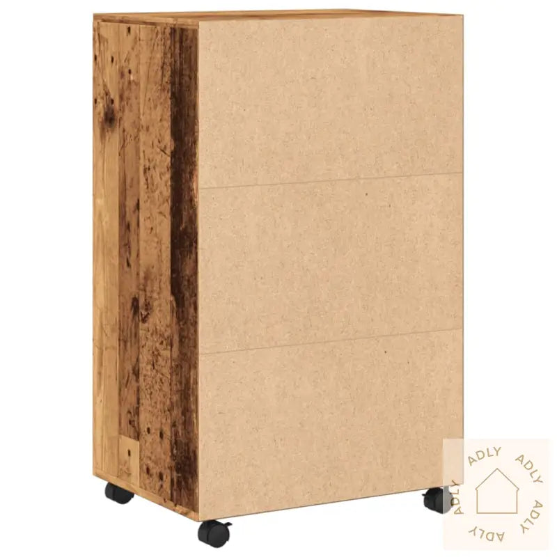 Rulleskap Gammelt Tre 55X40X91 Cm Konstruert Tre