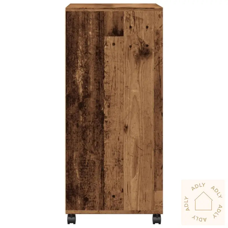 Rulleskap Gammelt Tre 55X40X91 Cm Konstruert Tre