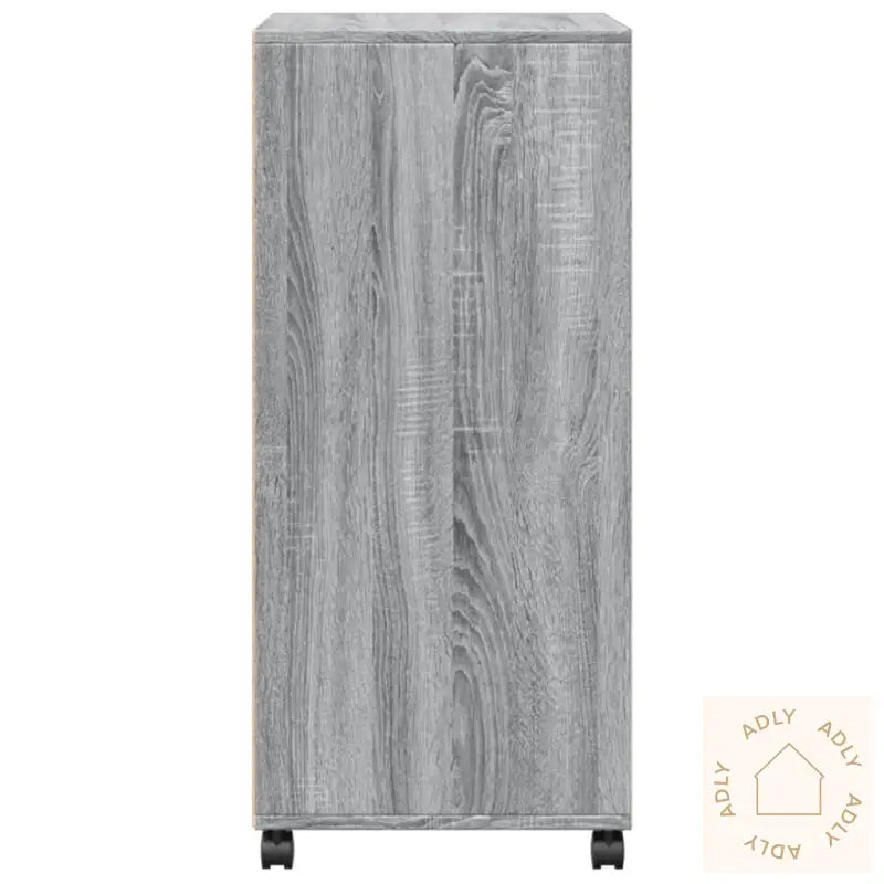Rulleskap Grå Sonoma 55X40X91 Cm Konstruert Tre
