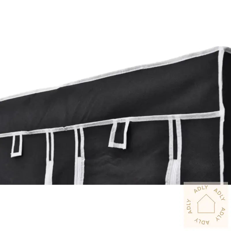 Sammenleggbar Garderobe Svart 110 X 45 X 175 Cm