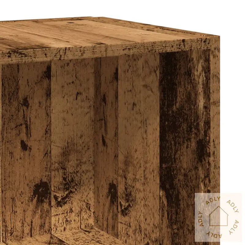 Sidebord Gammelt Tre 33X33X34 Cm Konstruert Tre