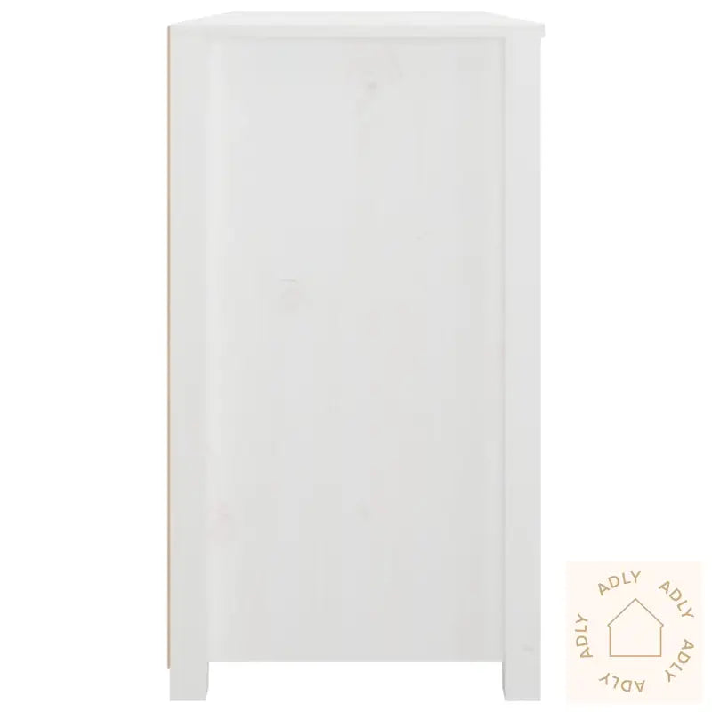 Sideskap Hvit 100X40X72 Cm Heltre Furu