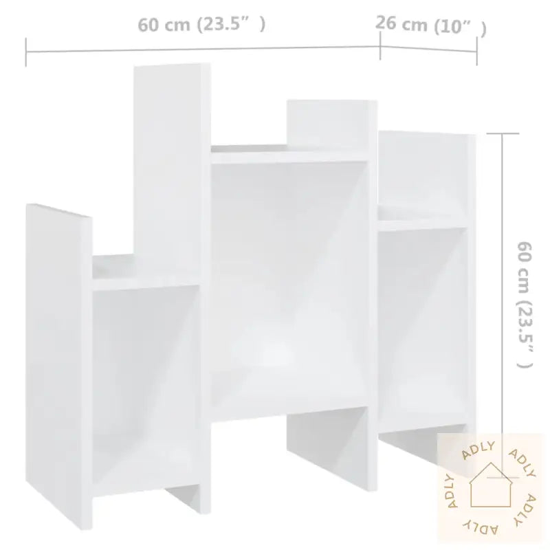 Sideskap Hvit 60X26X60 Cm Konstruert Tre