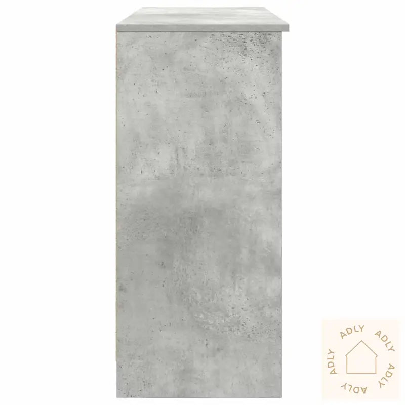 Skjenk Med 6 Skuffer Betonggrå 101X35X76 Cm Sponplate