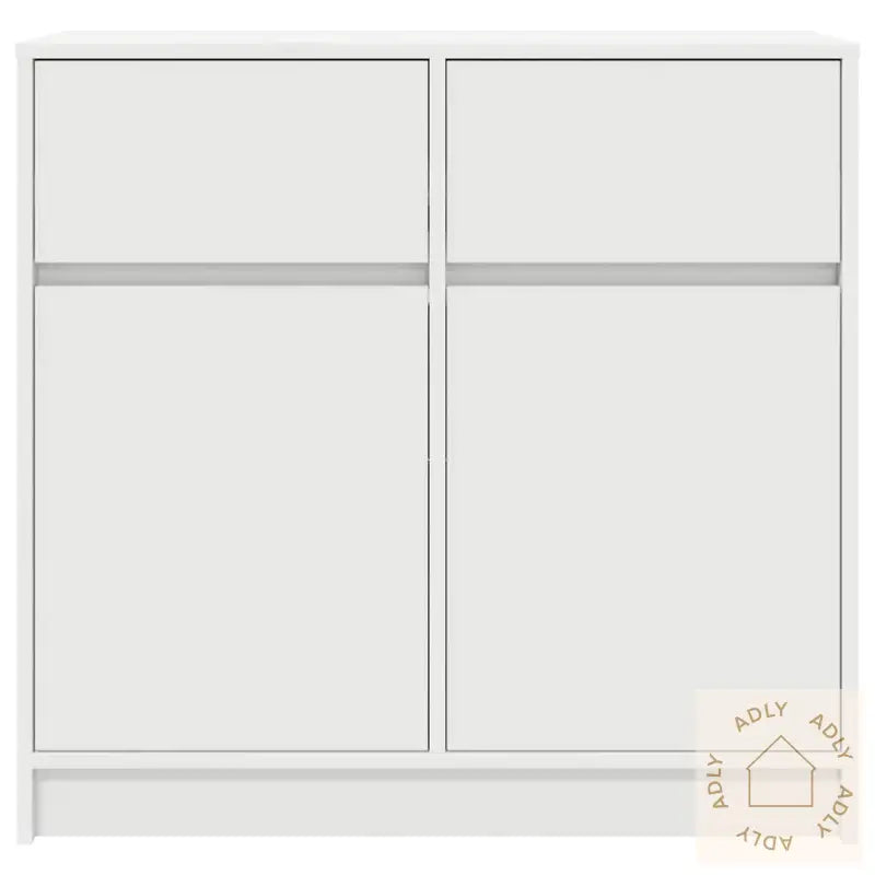 Skjenk Med Skuff Hvit 80X34X76 Cm Konstruert Tre