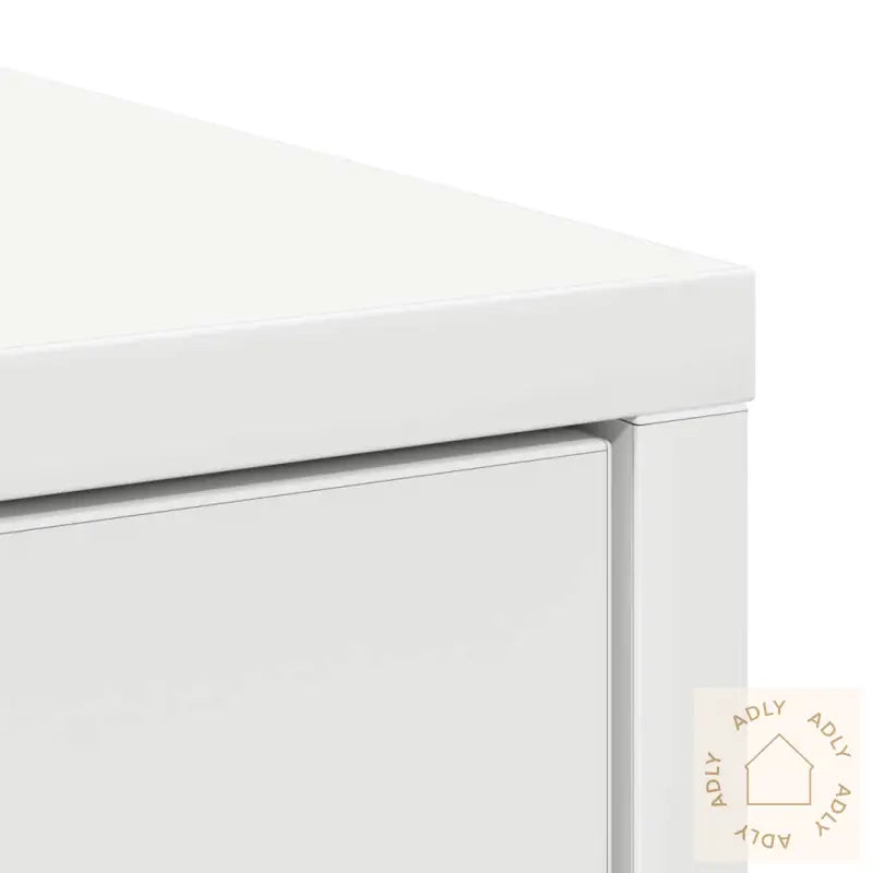 Skjenk Med Skuff Hvit 80X34X76 Cm Konstruert Tre