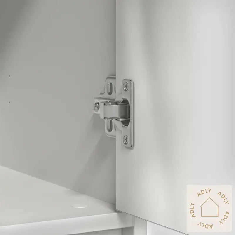 Skjenk Med Skuff Hvit 80X34X76 Cm Konstruert Tre