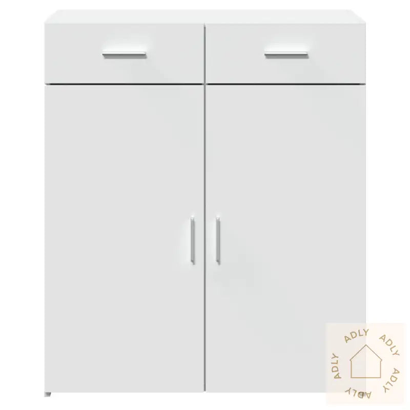 Skjenk Hvit 80X42,5X93 Cm Konstruert Tre