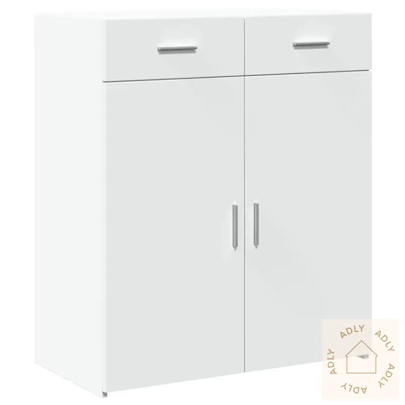 Skjenk Hvit 80X42,5X93 Cm Konstruert Tre