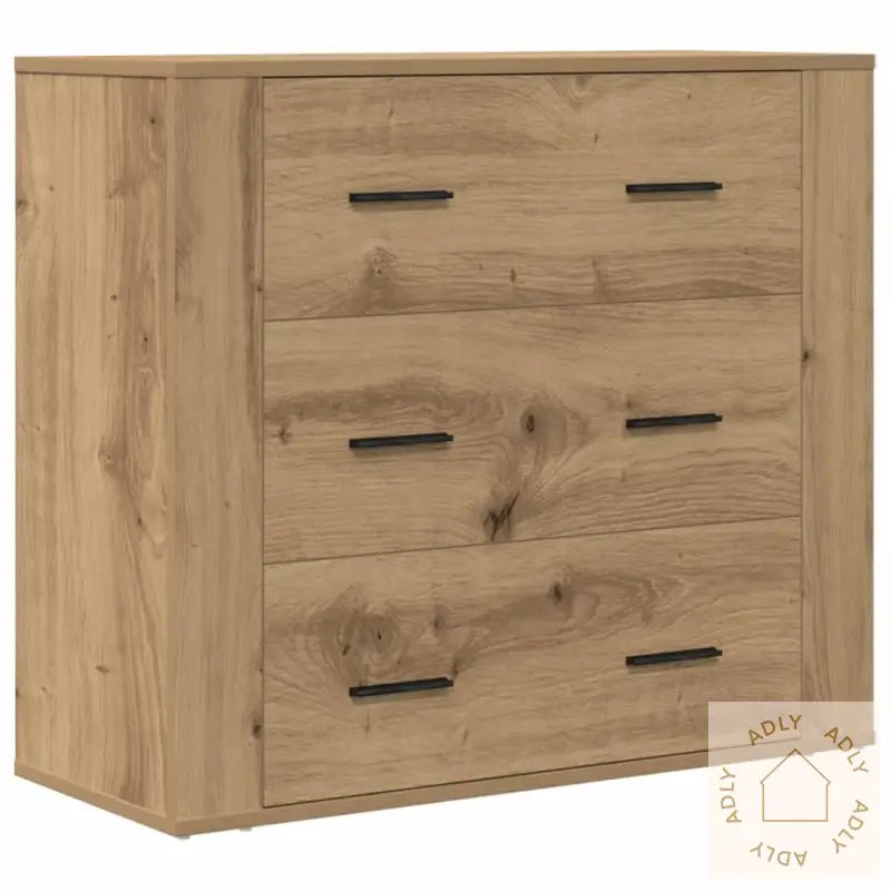 Skjenk Artisan Eik 80X33X70 Cm Konstruert Tre