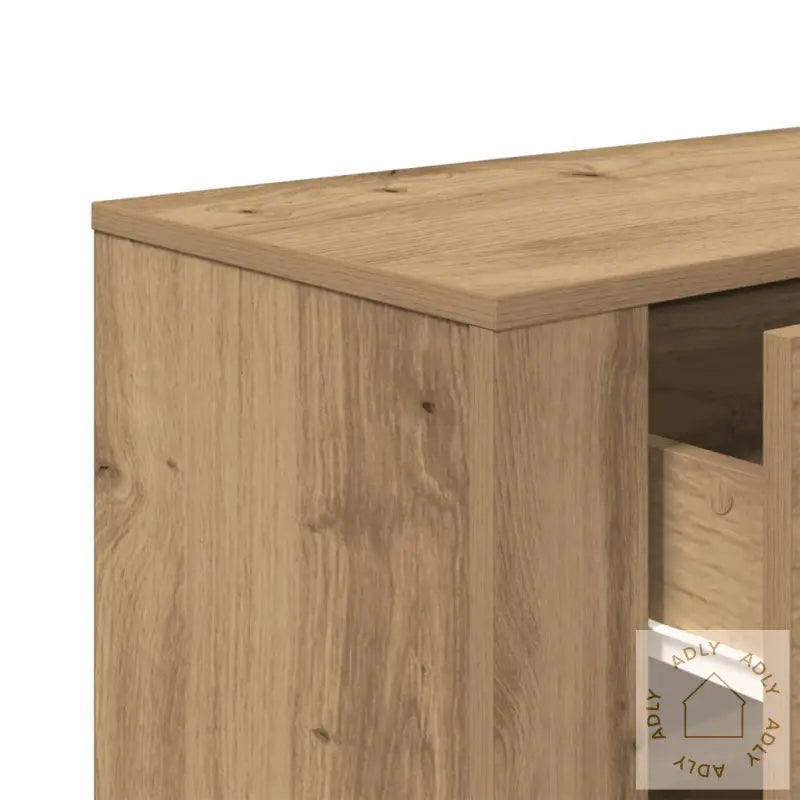 Skjenk Artisan Eik 80X33X70 Cm Konstruert Tre